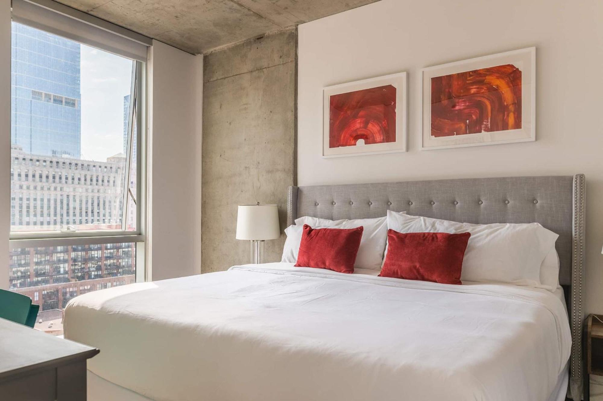 2Br Elegant Premium Suite With Balcony & Sweeping City Views Chicago Exterior photo