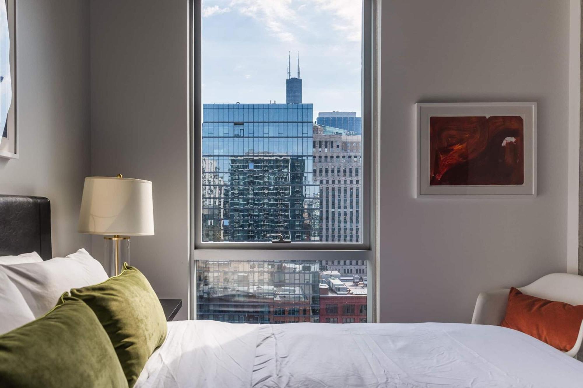 2Br Elegant Premium Suite With Balcony & Sweeping City Views Chicago Exterior photo